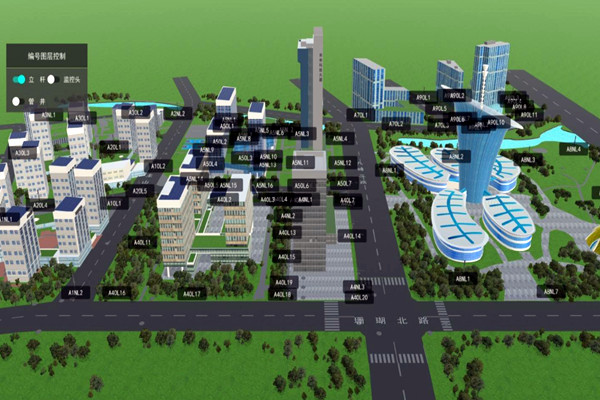 楼宇自控系统BIM可视平台运行主状态的实时显示！